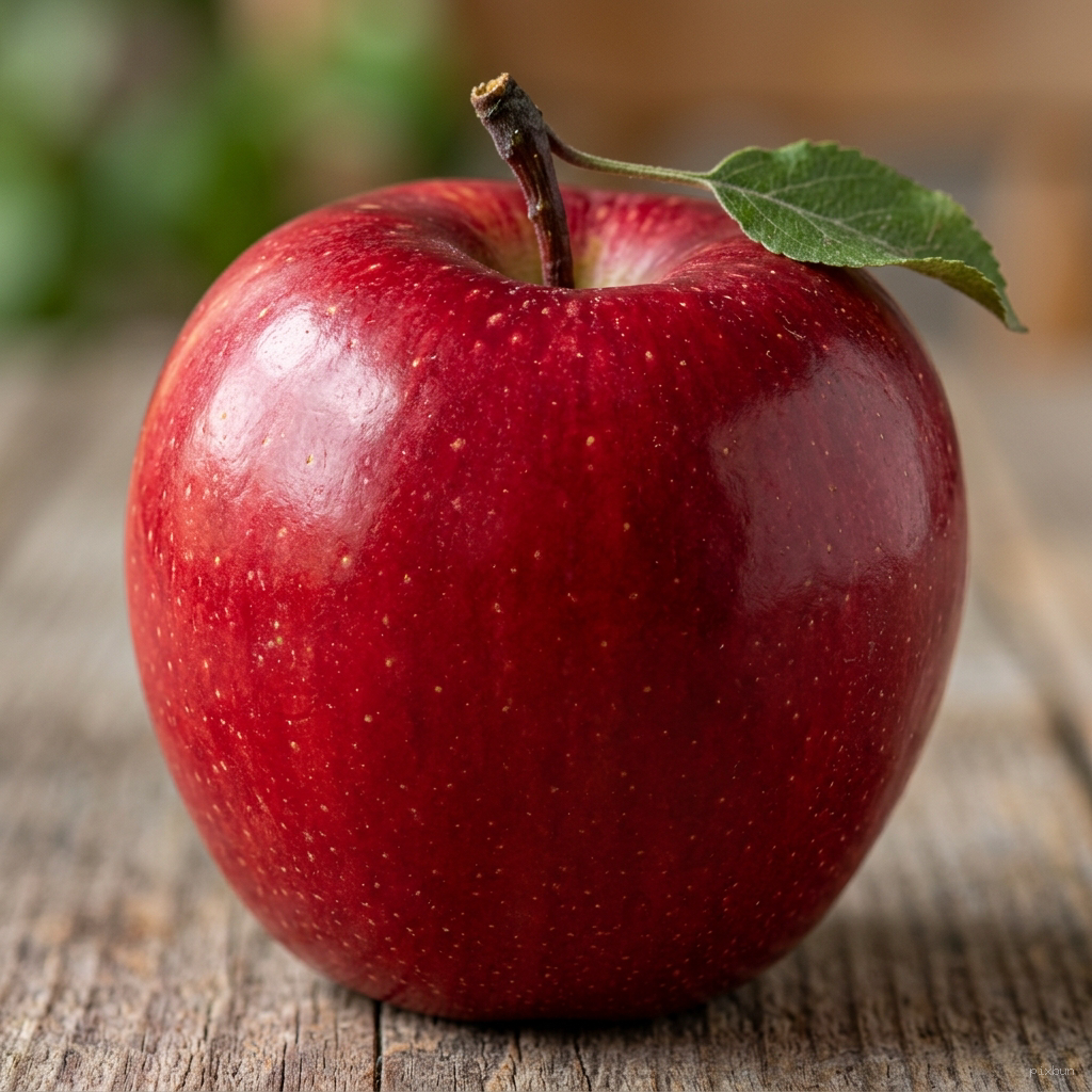 red apple